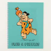 フリントストーンズ |フレッド&ペブルフリントストーン プランナー手帳 (正面)