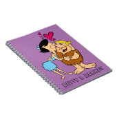 フリントストーンズ |ベティキスをする・バーニー ノートブック (右側)