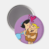 フリントストーンズ |ベティキスをする・バーニー マグネット (正面/裏面)