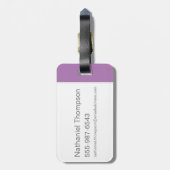 フリントストーンズ |ベティキスをする・バーニー ラゲッジタグ (裏面縦)