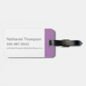 フリントストーンズ |ベティキスをする・バーニー ラゲッジタグ (裏面横)