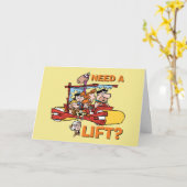 フリントストーンズ |リフトが必要 カード (黄色い花)