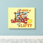 フリントストーンズ |リフトが必要 キャンバスプリント (インサイチュ (ウッドフロア))