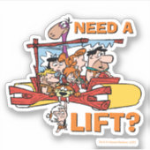 フリントストーンズ |リフトが必要 シール (正面)