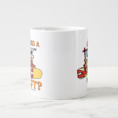 フリントストーンズ |リフトが必要 ジャンボコーヒーマグカップ (正面)