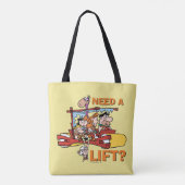 フリントストーンズ |リフトが必要 トートバッグ (裏面)