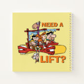 フリントストーンズ |リフトが必要 ノートブック (裏面)