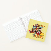 フリントストーンズ |リフトが必要 ノートブック (内部)