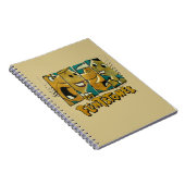 フリントストーンズ |レトロ漫画キャラクターパネル ノートブック (右側)