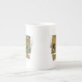 フリントストーンズ |レトロ漫画キャラクターパネル ボーンチャイナマグカップ (正面)