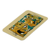 フリントストーンズ |レトロ漫画キャラクターパネル マグネット (左側)