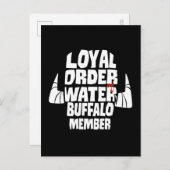 フリントストーンズ |ロイヤルオーダー水牛メンバー インビテーションポストカード (正面/裏面)