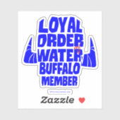 フリントストーンズ |ロイヤルオーダー水牛メンバー シール (シート)