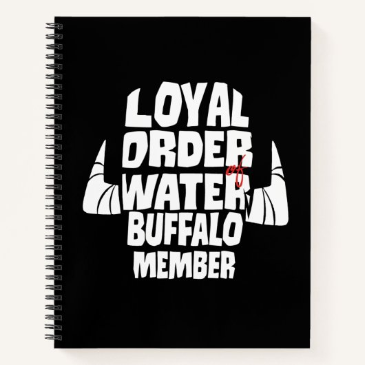 フリントストーンズ |ロイヤルオーダー水牛メンバー ノートブック (正面)