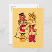 フリントストーンズ |ロッカー インビテーションポストカード (正面/裏面)