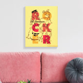 フリントストーンズ |ロッカー キャンバスプリント (インサイチュ (リビング))