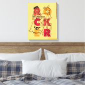 フリントストーンズ |ロッカー キャンバスプリント (インサイチュ (寝室))