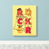 フリントストーンズ |ロッカー キャンバスプリント (インサイチュ (ウッドフロア))