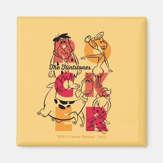 フリントストーンズ |ロッカー マグネット (正面)