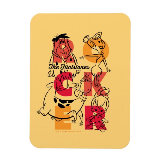 フリントストーンズ |ロッカー マグネット (縦)