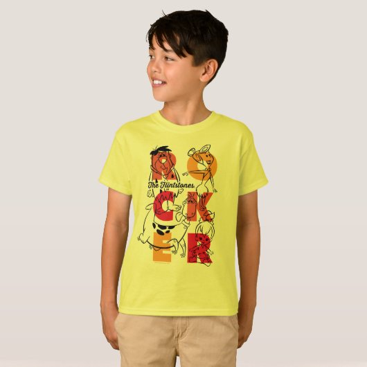 フリントストーンズ |ロッカー Tシャツ (正面フル)
