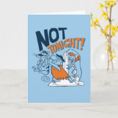 フリントストーンズ |今夜は！ カード (黄色い花)