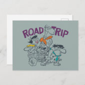 フリントストーンズ |出張 インビテーションポストカード (正面/裏面)