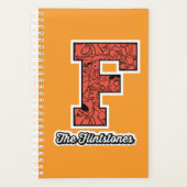 フリントストーンズ |大学スタイルモノグラム プランナー手帳 (正面)