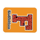 フリントストーンズ |大学スタイルモノグラム マグネット (横)