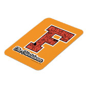 フリントストーンズ |大学スタイルモノグラム マグネット (左側)