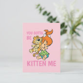 フリントストーンズ |小石と彼女の虎 インビテーションポストカード (スタンド正面)