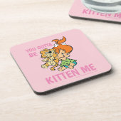 フリントストーンズ |小石と彼女の虎 コースター (左側)