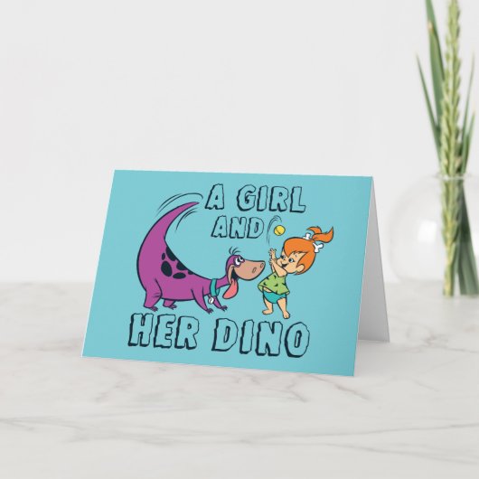 フリントストーンズ |小石&ディノボー遊ルボール カード (正面)