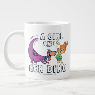 フリントストーンズ |小石&ディノボー遊ルボール ジャンボコーヒーマグカップ