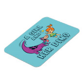 フリントストーンズ |小石&ディノボー遊ルボール マグネット (左側)