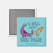 フリントストーンズ |小石&ディノボー遊ルボール マグネット (正面/裏面)