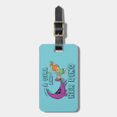 フリントストーンズ |小石&ディノボー遊ルボール ラゲッジタグ (正面縦)