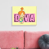 フリントストーンズ |小石 – Little Diva キャンバスプリント (インサイチュ (リビング))