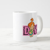 フリントストーンズ |小石 – Little Diva ジャンボコーヒーマグカップ (正面右)