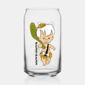 フリントストーンズ | Bamm-Bamm瓦礫 ガラス缶 (裏面)