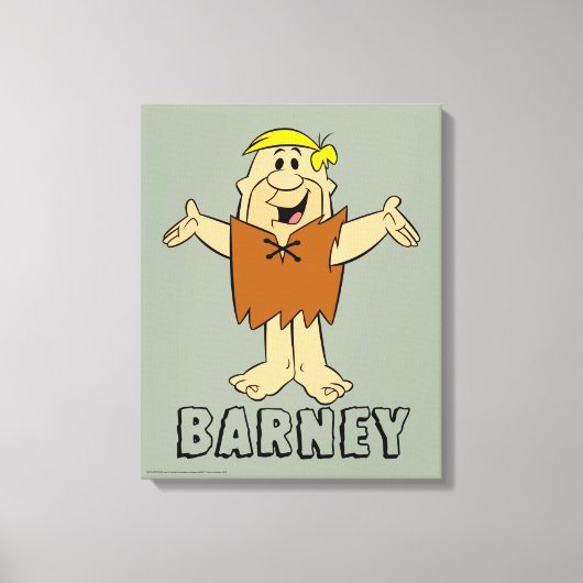 フリントストーンズ | Barney Rubble キャンバスプリント (正面)