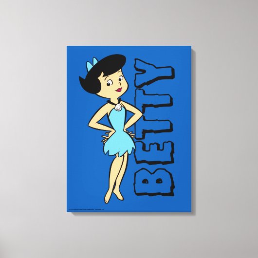 フリントストーンズ | Betty Rubble キャンバスプリント (正面)