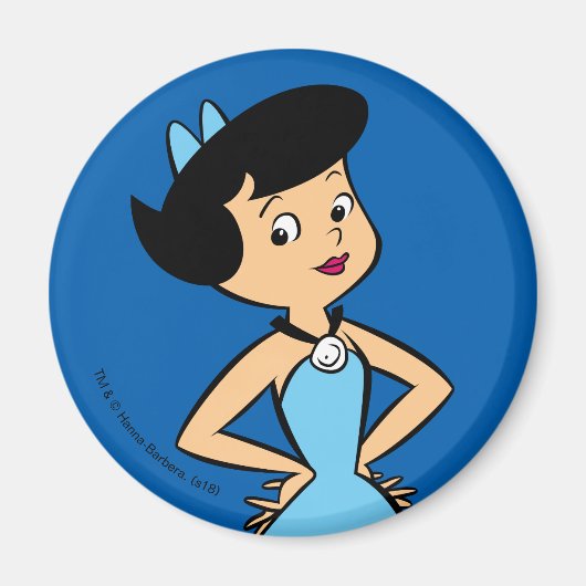 フリントストーンズ | Betty Rubble マグネット (正面)
