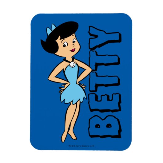 フリントストーンズ | Betty Rubble マグネット (縦)