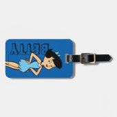 フリントストーンズ | Betty Rubble ラゲッジタグ (正面横)