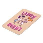 フリントストーンズ | Betty & Wilma – レディースナイト マグネット (左側)