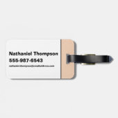 フリントストーンズ | Betty & Wilma – レディースナイト ラゲッジタグ (裏面横)