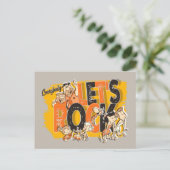 フリントストーンズ | Everyone Let's Rock インビテーションポストカード (スタンド正面)