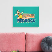 フリントストーンズ | Fred – 岩盤からの挨拶 キャンバスプリント (インサイチュ (リビング))