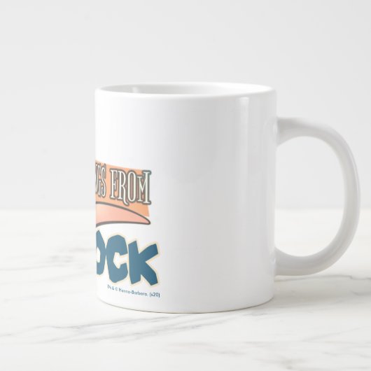 フリントストーンズ | Fred – 岩盤からの挨拶 ジャンボコーヒーマグカップ (右)